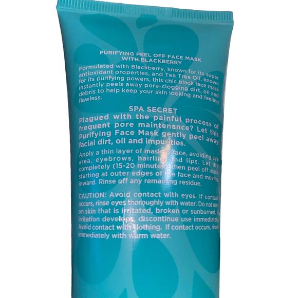 Bath & Body Works True Blue Spa Blackberry Purifying Peel Off Face Mask 4 oz - Picture 4 of 5